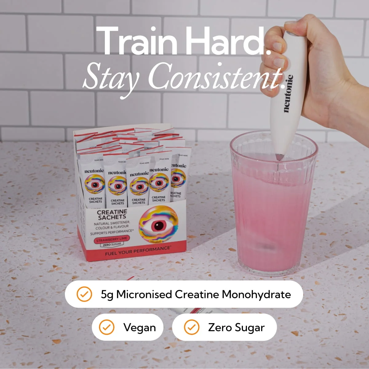 Creatine Sachets - Strawberry Lime - Image 4