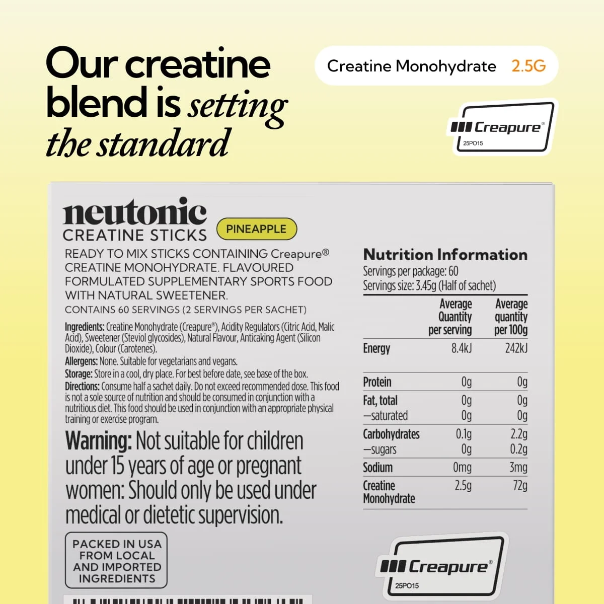Creatine Sticks - Pineapple - Image 6