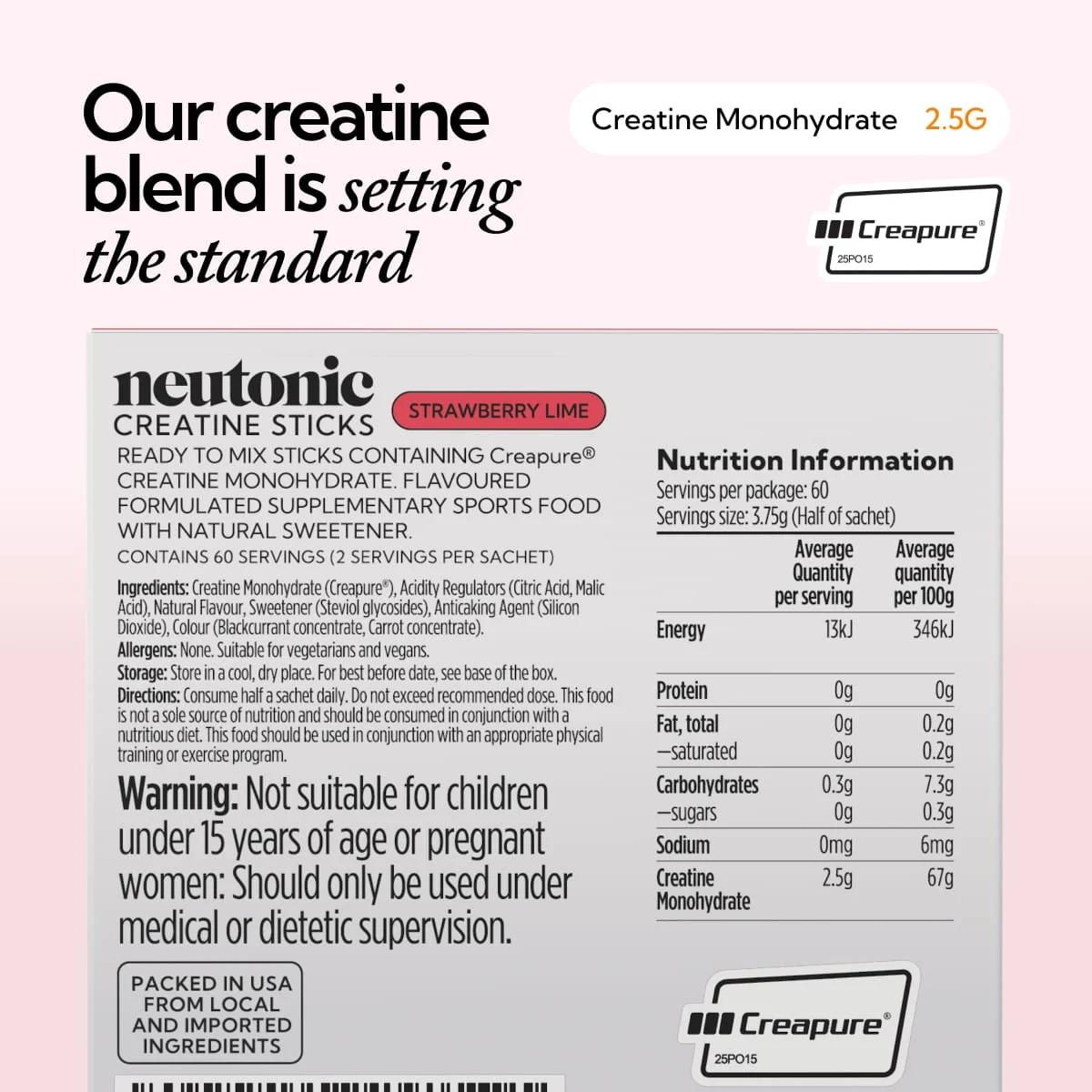 Creatine Sticks - Strawberry Lime - Image 6