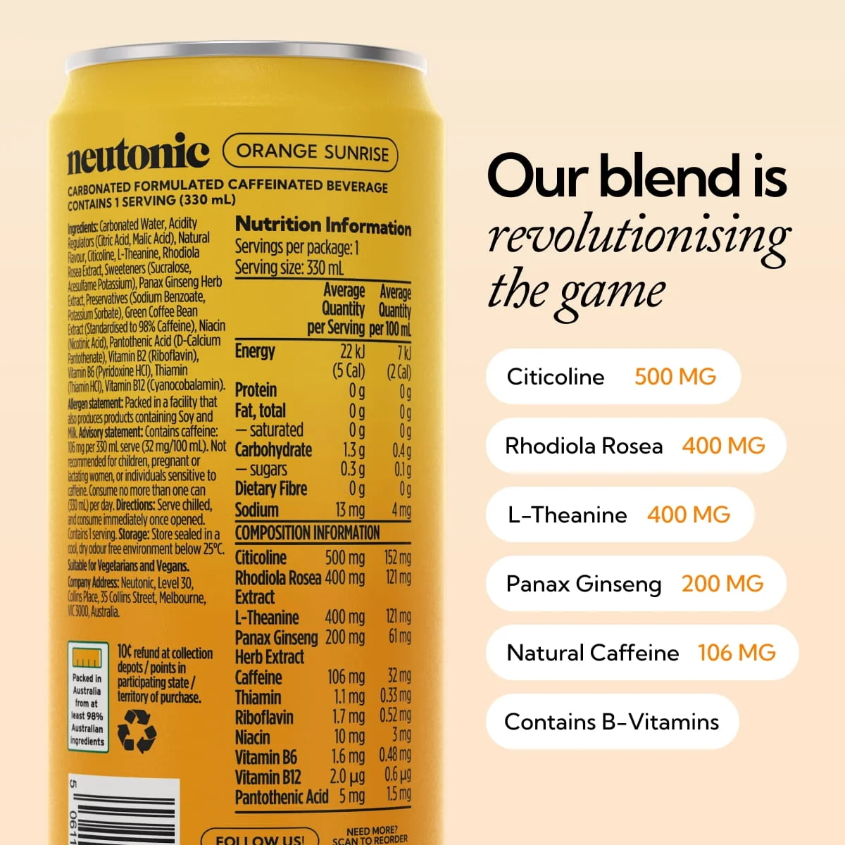 Smarter Energy Drink - Orange Sunrise - Image 6