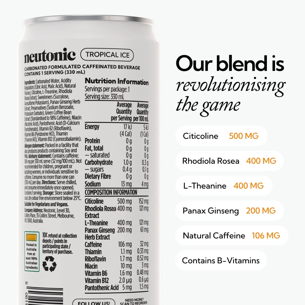 Smarter Energy Drink - Tropical Ice - Image 6